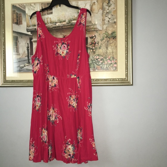 TORRID | PINK TIE-BACK CHALLIS MINI DRESS | SZ 2 - Picture 3 of 3